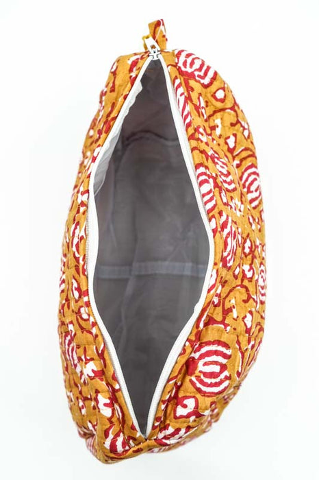 Cosmetic bag 13.75x11.25 cm, orange, multicolor