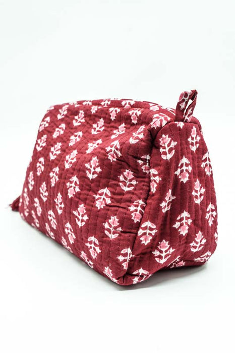 Cosmetic bag 13.75x11.25 cm, red, pink, multicolor