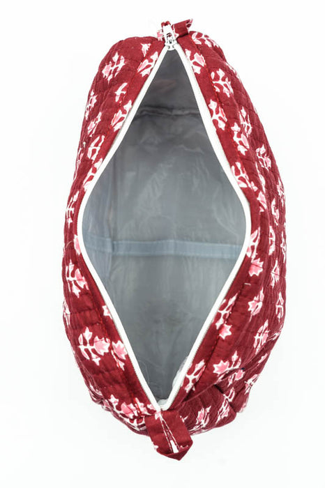 Cosmetic bag 13.75x11.25 cm, red, pink, multicolor