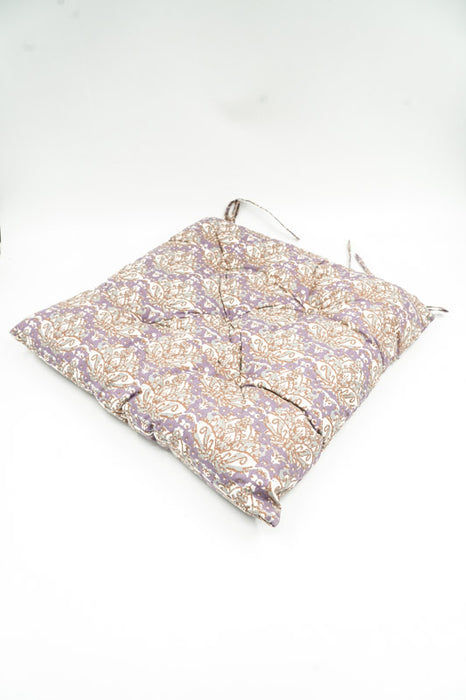 Chair cushions with ties, assorted, 40x40cm