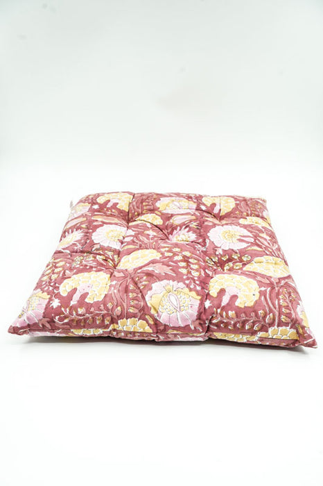 Chair cushions with ties, assorted, 40x40cm