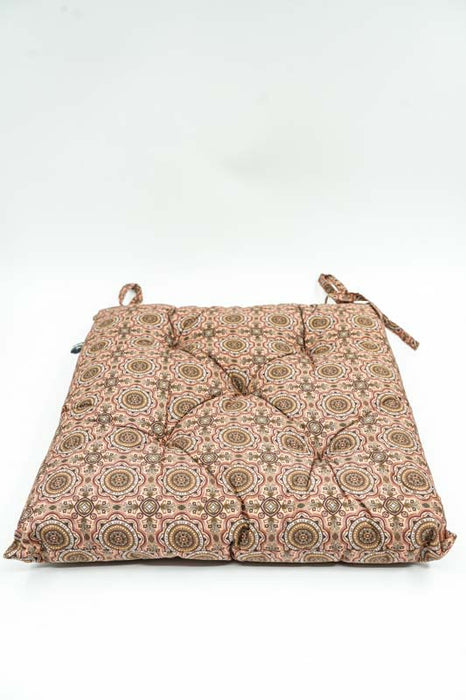 Chair cushions with ties, assorted, 40x40cm