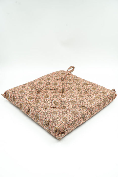 Chair cushions with ties, assorted, 40x40cm