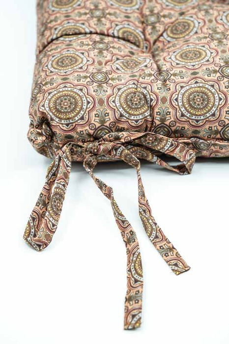 Chair cushions with ties, assorted, 40x40cm