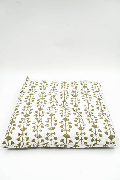 Chair cushions with ties, assorted, 40x40cm