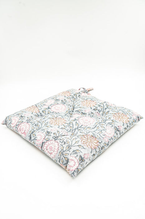 Chair cushions with ties, assorted, 40x40cm