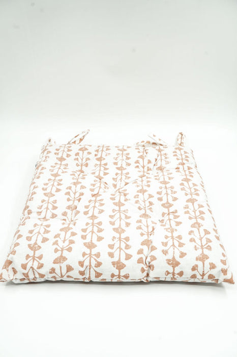 Chair cushions with ties, assorted, 40x40cm