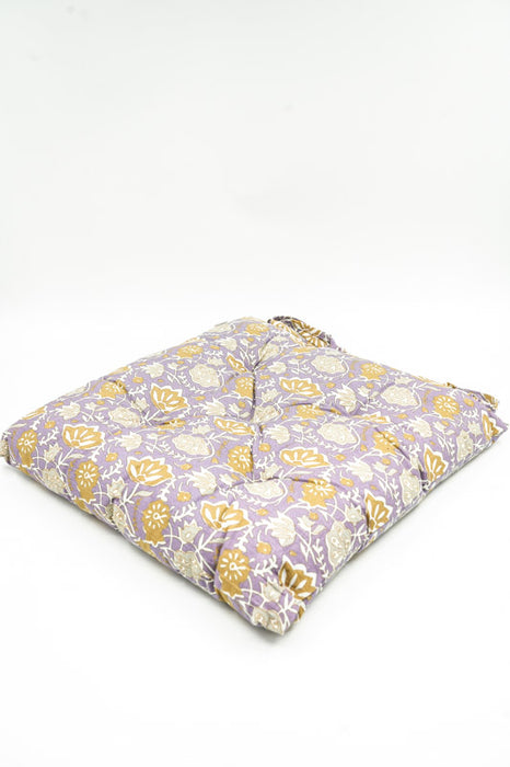 Chair cushions with ties, assorted, 40x40cm