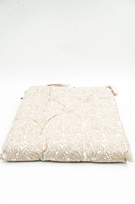 Chair cushions with ties, assorted, 40x40cm