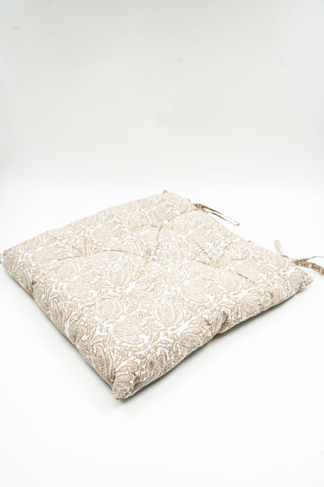 Chair cushions with ties, assorted, 40x40cm