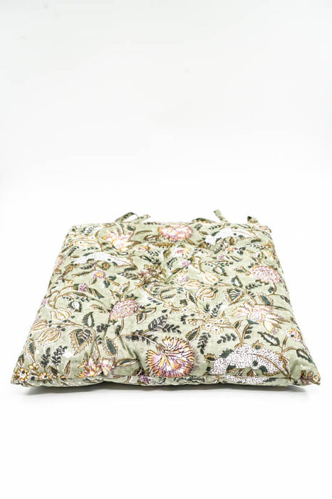 Chair cushions with ties, assorted, 40x40cm