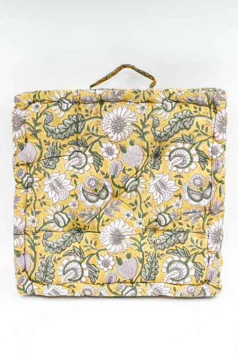 Seat cushion/floor cushion assorted 40x40x10cm