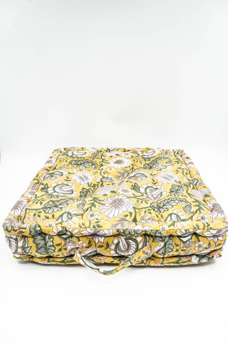 Seat cushion/floor cushion assorted 40x40x10cm