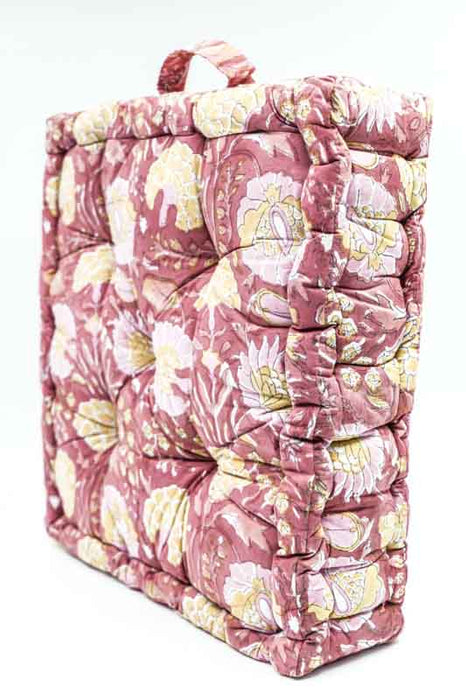 Seat cushion/floor cushion assorted 40x40x10cm