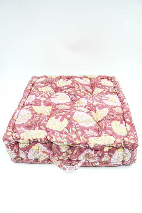 Seat cushion/floor cushion assorted 40x40x10cm