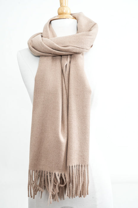 Cashmere/Wool/Viscose Scarf Camel 70x200 cm