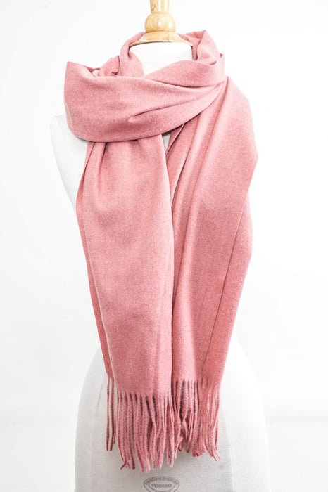 Schal Kaschmir/Wolle/Viskose lachs 70x200 cm