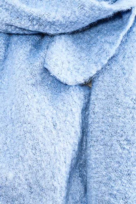 Schal Wolle/Viskose jeansblau 60x200 cm