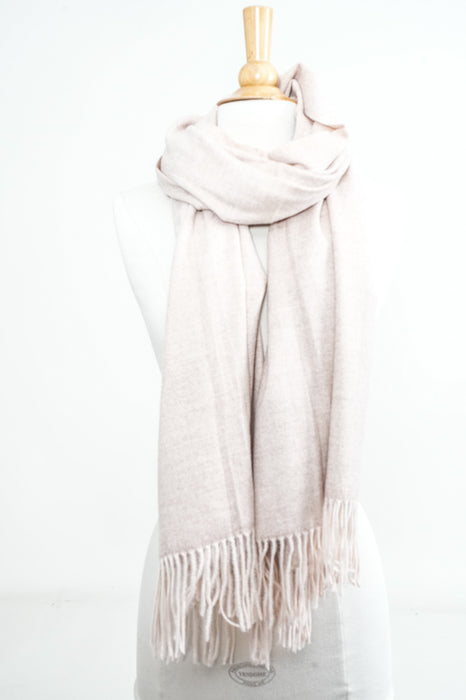 Schal Kaschmir/Viskose/Wolle beige 70x190 cm