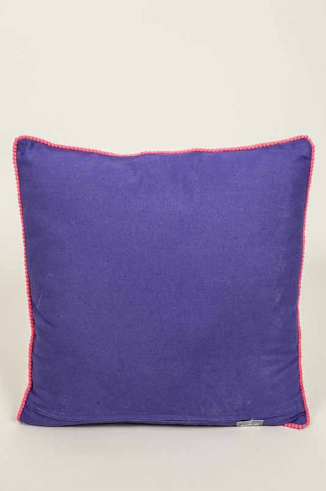 Coussin décoratif renard en coton 45x45cm