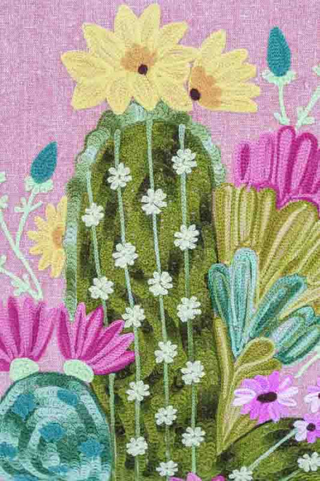 Decorative Cushion Cotton Blooming Cactus 45x45cm