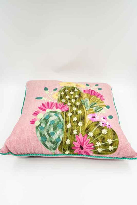 Decorative Cushion Cotton Blooming Cactus 45x45cm