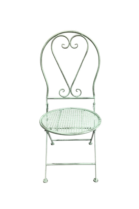 CACHET HIT garden furniture set: table with 2 chairs, sage green
