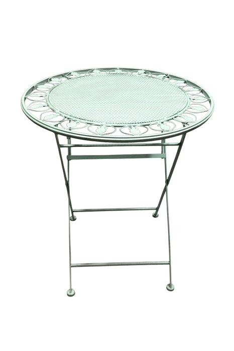 Bistro table round sage green 70cm