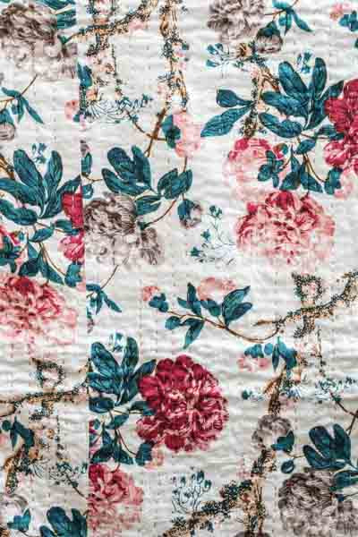Bettdecke Kantha assortiert multicolor 220x270cm
