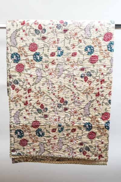 Bettdecke Kantha assortiert multicolor 220x270cm
