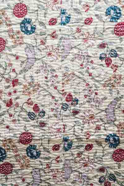 Bettdecke Kantha assortiert multicolor 220x270cm