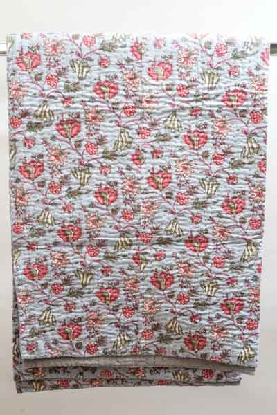 Bettdecke Kantha assortiert multicolor 220x270cm