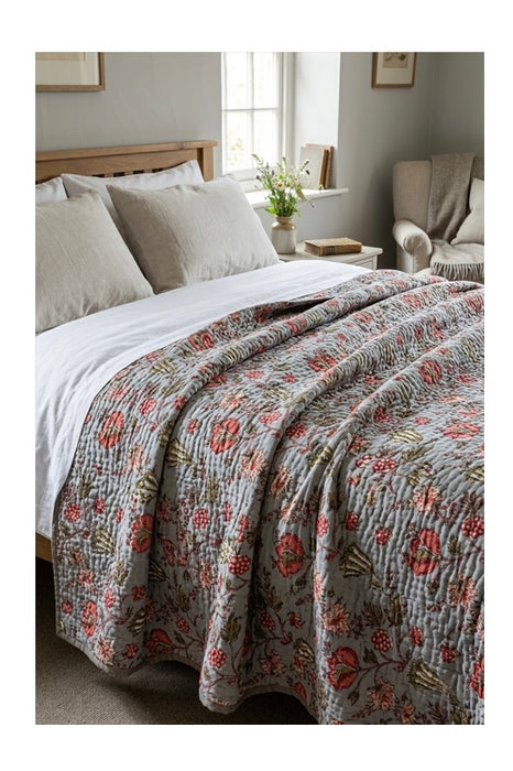 Bettdecke Kantha assortiert multicolor 220x270cm