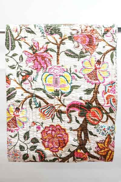 Bettdecke Kantha assortiert multicolor 220x270cm