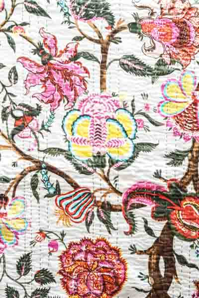 Bettdecke Kantha assortiert multicolor 220x270cm
