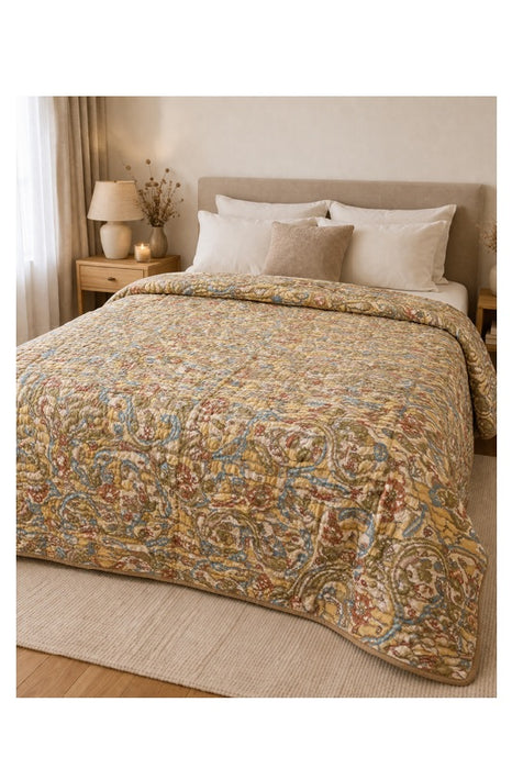 Bettdecke Kantha assortiert multicolor 220x270cm