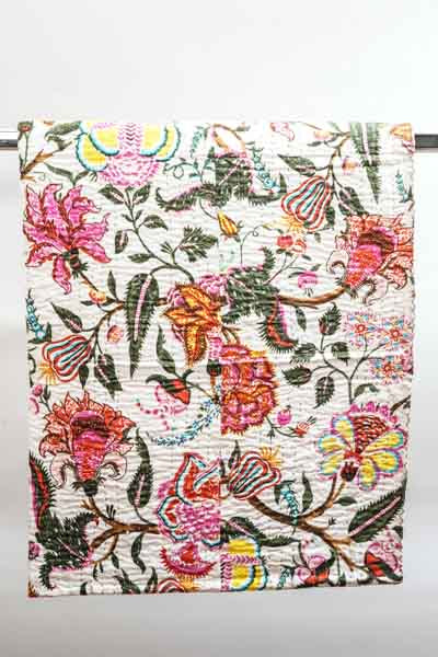 Bettdecke Kantha assortiert multicolor 220x270cm