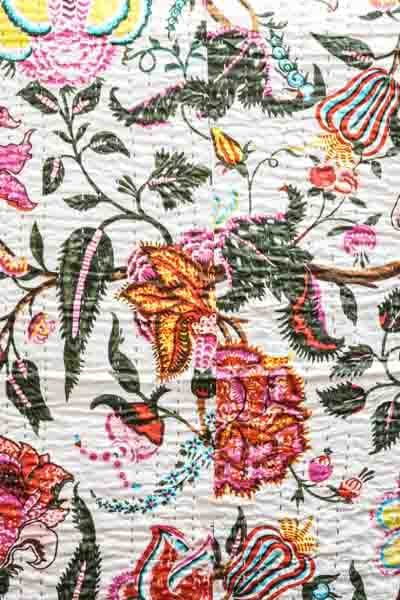 Bettdecke Kantha assortiert multicolor 220x270cm