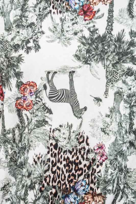 Pull Coton/Polyester Animaux Zèbre - Taille Unique