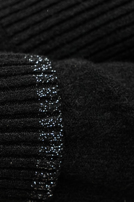 Cardigan viscose/polyester noir - Taille unique