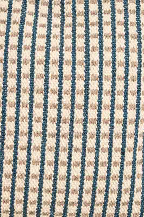 Cotton cushion cover, striped, blue/beige, 45x45cm
