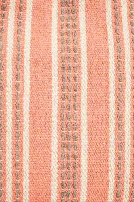 Cotton cushion cover, pink striped, 45x45cm