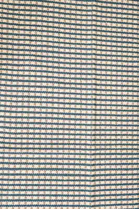 Cotton rug, blue patterned, 80x120cm