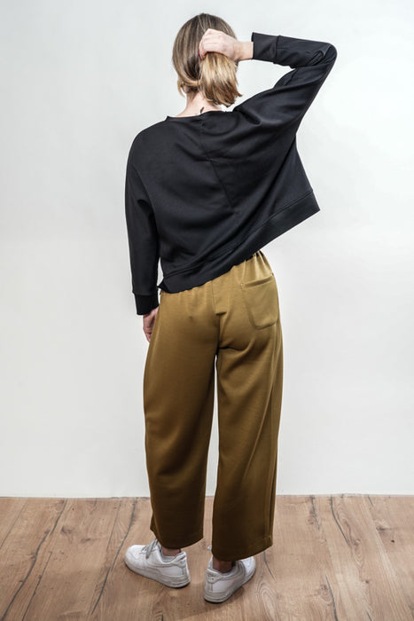 Pantalon large kaki - Taille unique