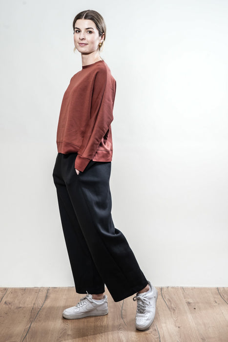 Pantalon large noir - Taille unique