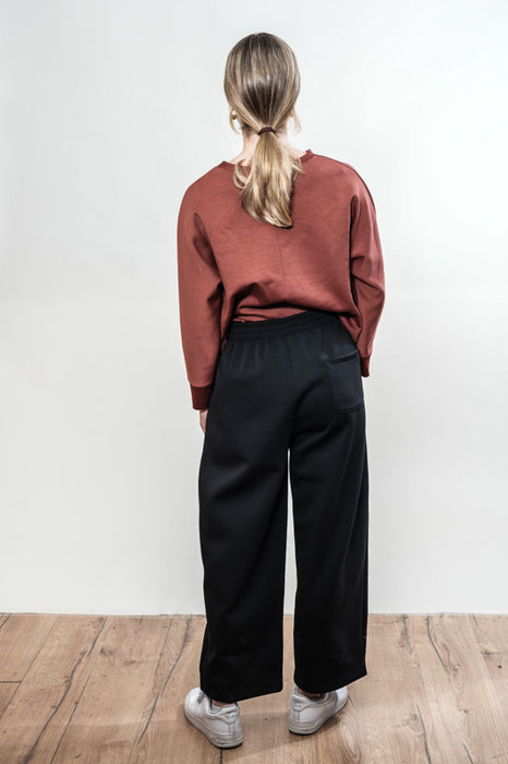 Pantalon large noir - Taille unique