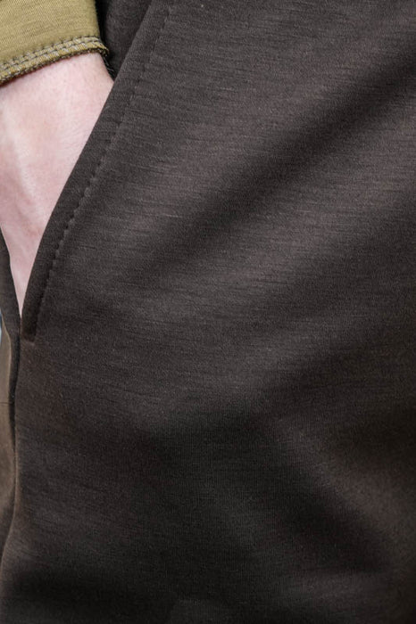 Pantalon large marron foncé - Taille unique