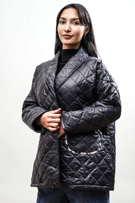 Quilted jacket black - One Size