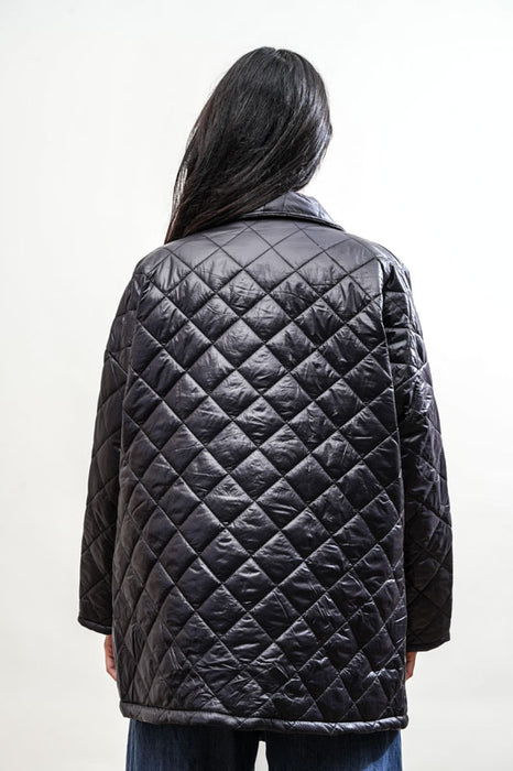 Quilted jacket black - One Size
