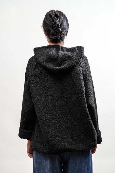 Veste à capuche noire - Taille unique